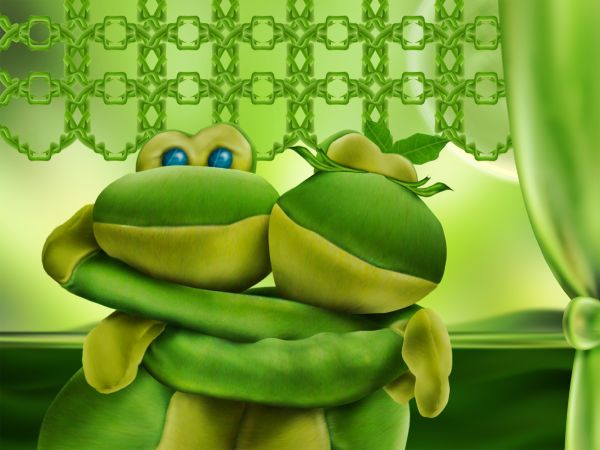 Froggy Luv ... photoshop picture